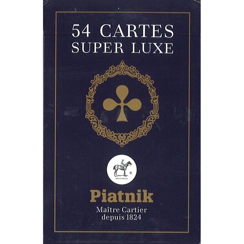 Jeu de 54 cartes françaises Super Luxe (Piatnik)