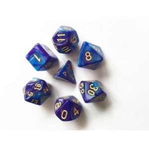 Set de 7D Fusion : Bleu et Violet Sombre