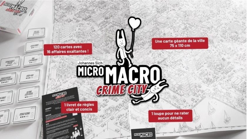 micromacro crime city materiel | Jeux Toulon L'Atanière