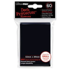 Pochettes Japonais x60 Ultra Pro : Noir