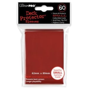 Pochettes Japonais x60 Ultra Pro : Rouge