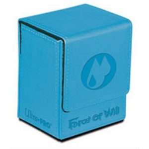 Deck Box simili-cuir Force of Will : Water (Bleu)