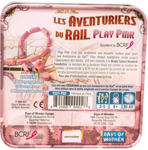 aventuriers du rail play pink dos ave28 | Jeux Toulon L'Atanière