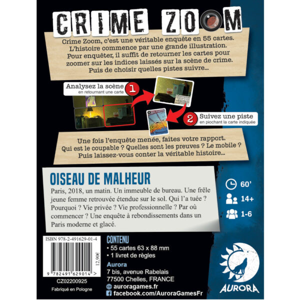 crime zoom oiseau de malheur 2 jeux Toulon L Ataniere.jpg | Jeux Toulon L'Atanière