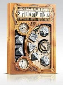 Set de 7 dés Q-Workshop Métal : Steampunk