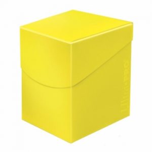 Deck Box Ultra Pro 100+ : Lemon Yellow