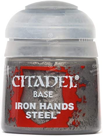 Peinture Citadel : Iron Hands Steel (Base) - L'Atanière - Jeux de