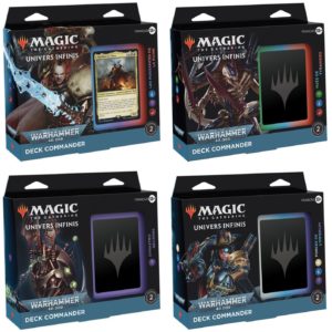 Magic : Lot de 4 Decks Commander Warhammer 40000