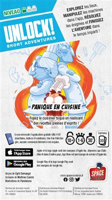 Unlock Short Adventures : Panique en Cuisine - L'Atanière - Jeux de Société  à Toulon