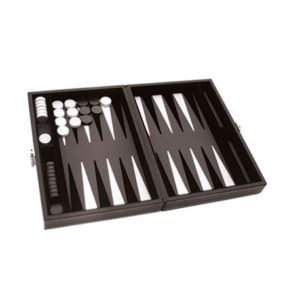 Backgammon Prestige 30cm Gris