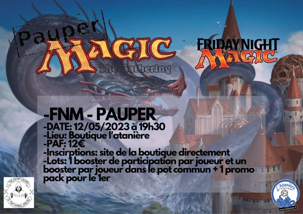 Magic Pauper Chump mai 2023 | Jeux Toulon L'Atanière