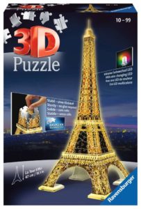 Puzzle 3D - Tour Eiffel Illuminée