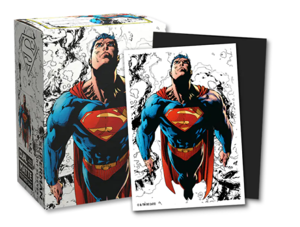 pochettes std x100 dgs art superman core couleur 1 jeux Toulon L Ataniere.png | Jeux Toulon L'Atanière