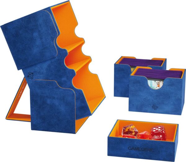 deck box stronghold 200 xl bleu orange 3 jeux Toulon L Ataniere.jpg | Jeux Toulon L'Atanière