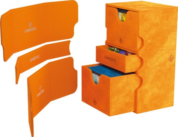 deck box stronghold 200 xl orange 2 jeux Toulon L Ataniere.jpg | Jeux Toulon L'Atanière