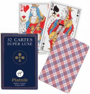 Jeu de 32 cartes françaises Super Luxe (Piatnik)