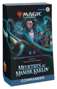 Magic : Meutres au Manoir Karlov (MKM) :  Deck Commander - Bleu/Noir, Variation Magic