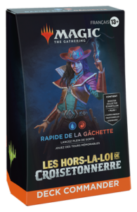 Magic : Hors-La-Loi de Croisetonnerre (OTJ) - Deck Commander - Bleu/Rouge, Variation Magic